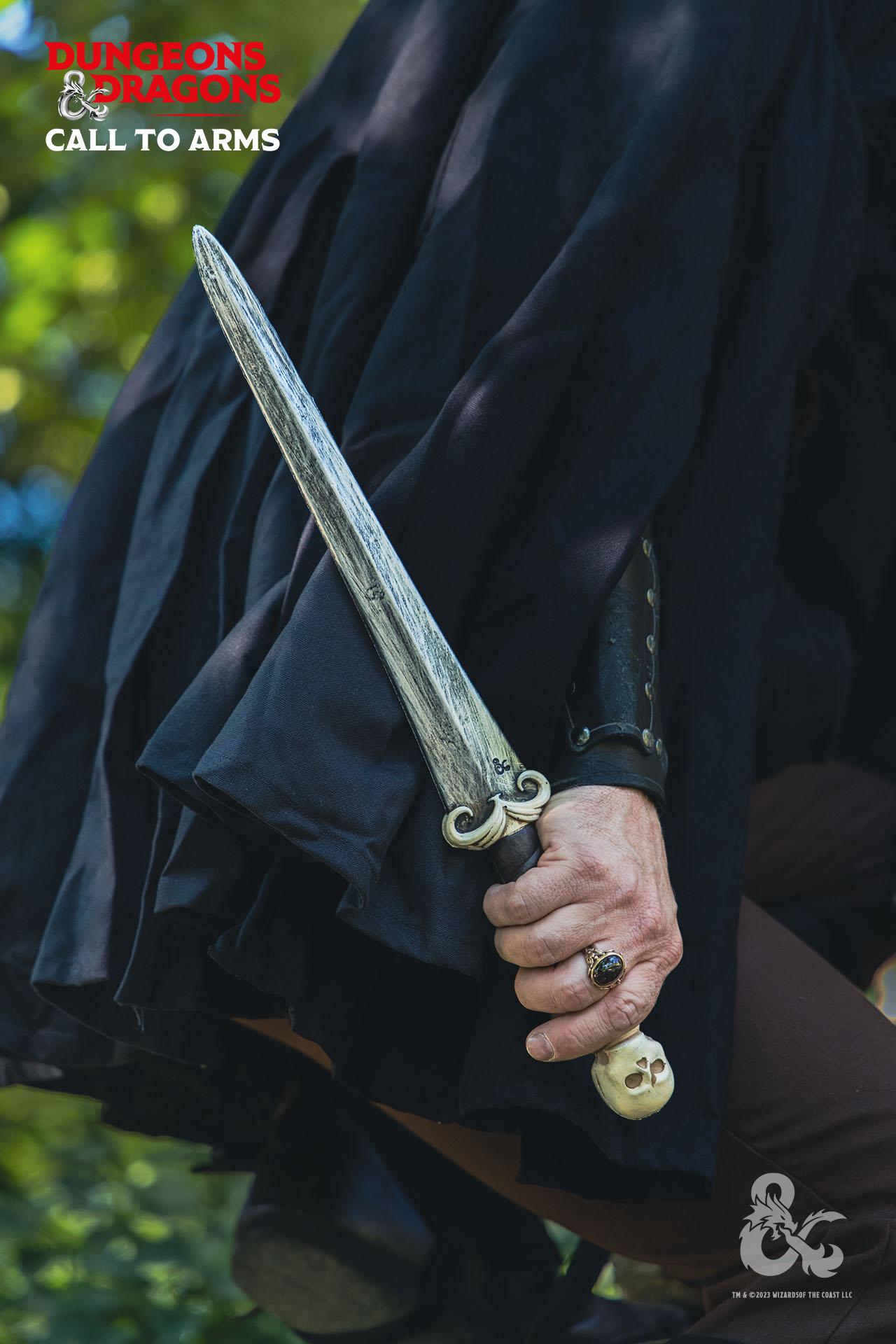 Dungeons & Dragons Foam Rogue Dagger - Safe LARP Weapon for Cosplay, D&D Roleplaying & Fantasy Themed Parties | Perfect Gift for Gamers & Collectors