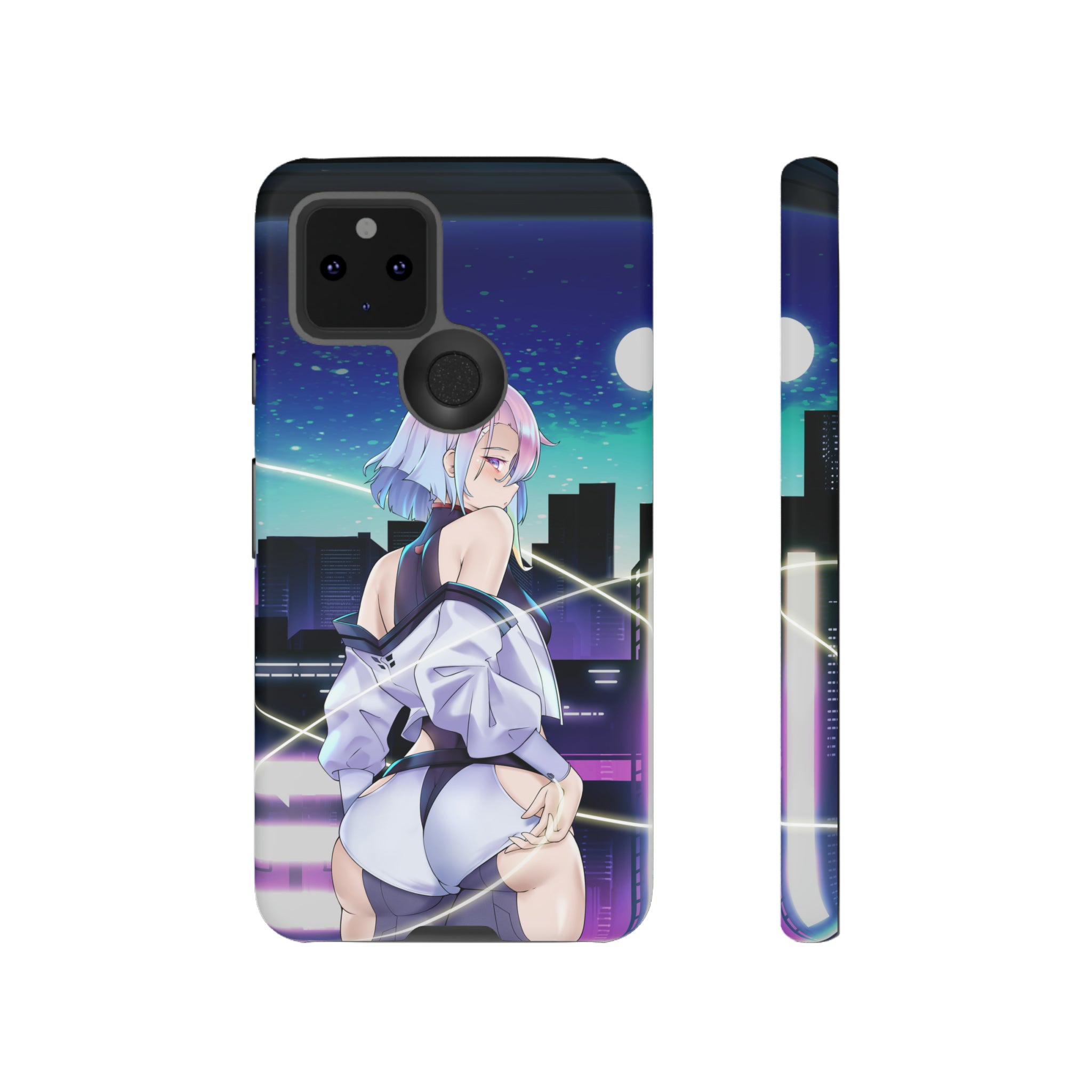 LUCY KUSHINADA Anime Phone Case for iPhone 15 14 13 12 Pro Max - Cute Japanese Cartoon Character Shockproof Protective Cover - Perfect for Anime Fans, Cosplay, and Daily Use
