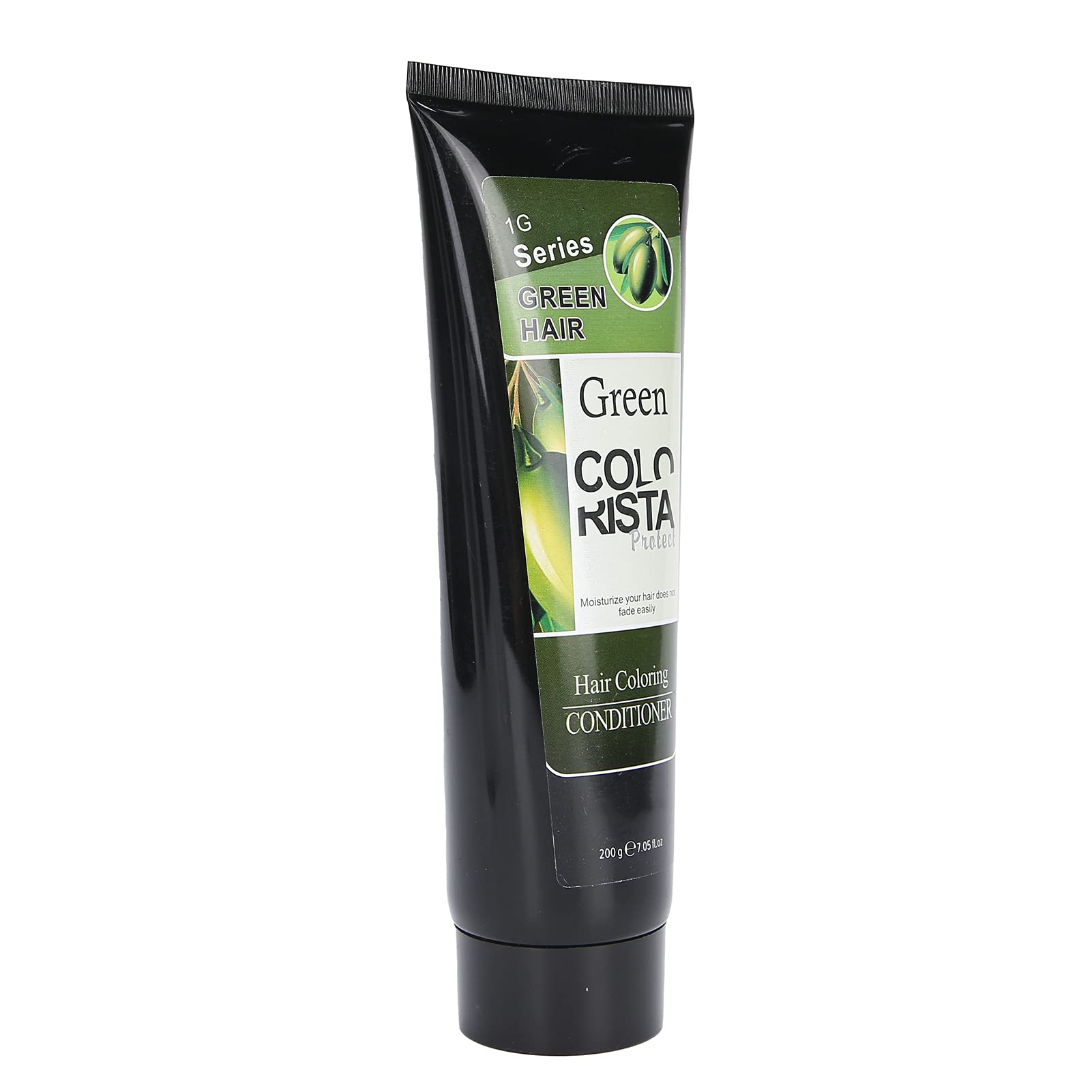 Permanent Hair Color Depositing Conditioner - Mild & Non-Irritating Hair Dye with 200ml, Locks Vibrant Color (Green) | At-Home Hair Coloring Solution for Women & Men | Perfect for Touch-Ups, Gray Coverage & Fashionable Color Transformations