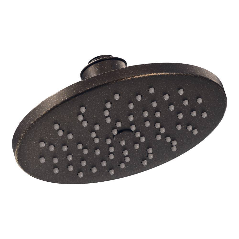 Moen S6360ORB 8-Inch Rainshower Shower Head in Oil Rubbed Bronze - High Pressure Water Saving Design for Luxurious Spa-Like Bathroom Experience