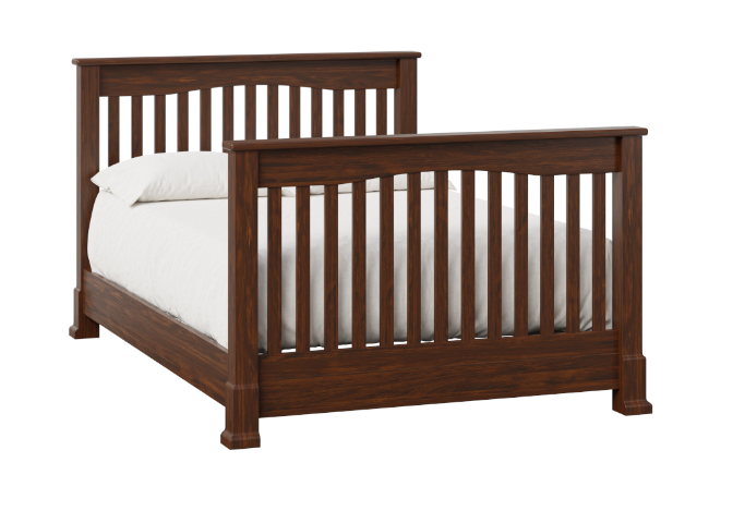 Mackenie 4-in-1 Convertible Crib Set - Baby Crib to Toddler Bed to Daybed to Full Size Bed | Nursery Furniture for Newborns & Growing Kids | Perfect for Baby Rooms, Daycare Centers & Guest Rooms