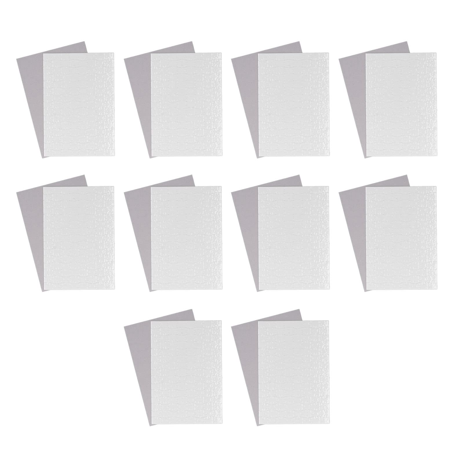 10 Sets 120pcs A4 Size Blank Jigsaw Puzzles for Sublimation (20cmx29cm) - DIY Cardboard Puzzle Blanks for Custom Photo Puzzles, Art Projects & Personalized Gifts