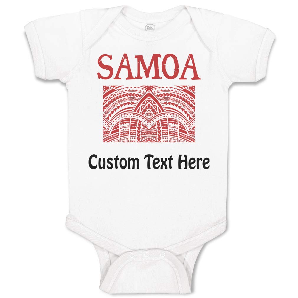 Cute Rascals Baby Bodysuit - Soft Cotton Samoa-Themed Outfit for Boys & Girls | Perfect for Playtime, Family Photos & Special Occasions