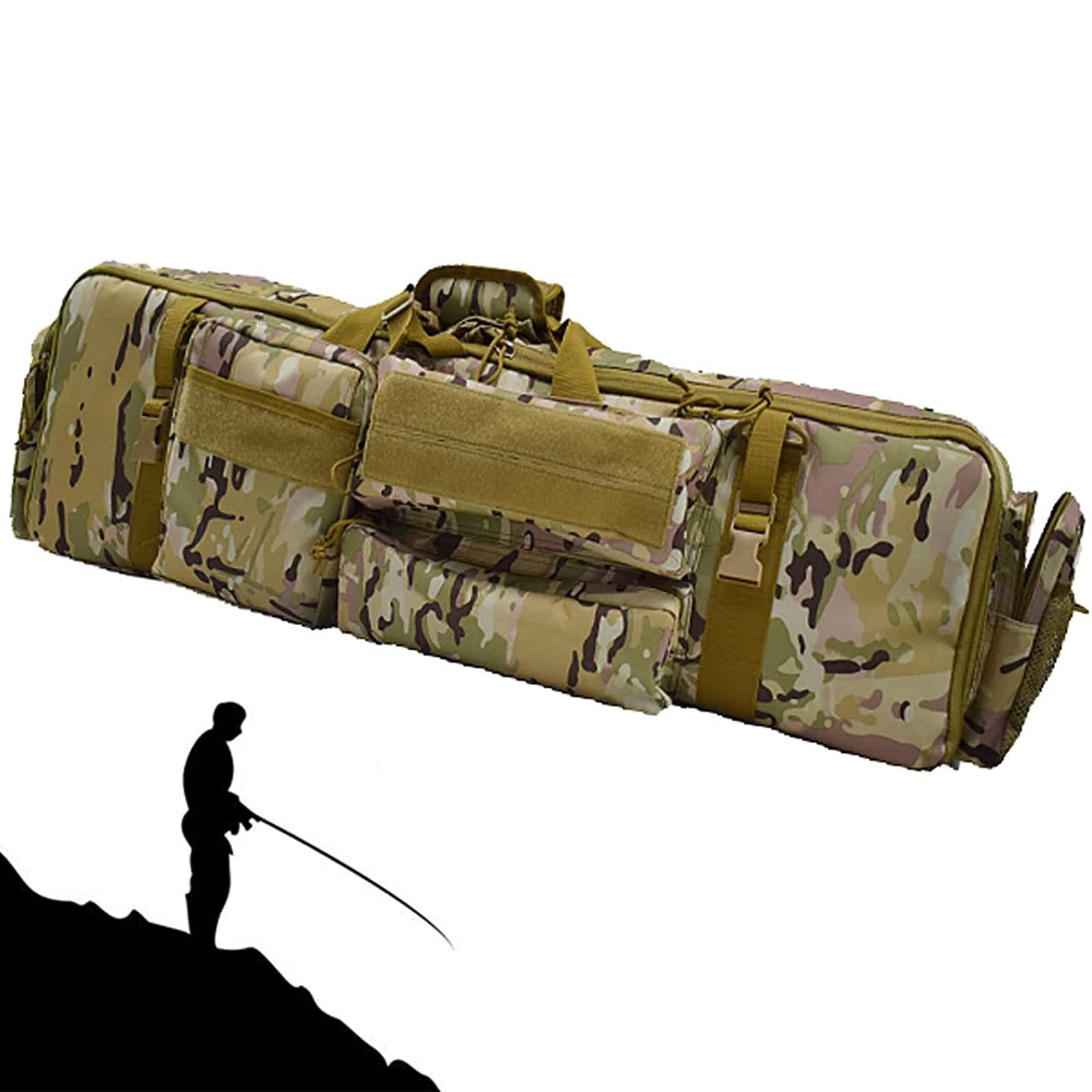 **Premium Fishing Bag & Rod Holder Backpack - Waterproof, Non-Slip Base - Ideal for Saltwater & Freshwater Fishing Enthusiasts - Perfect for Beach, Boat & Outdoor Adventures**