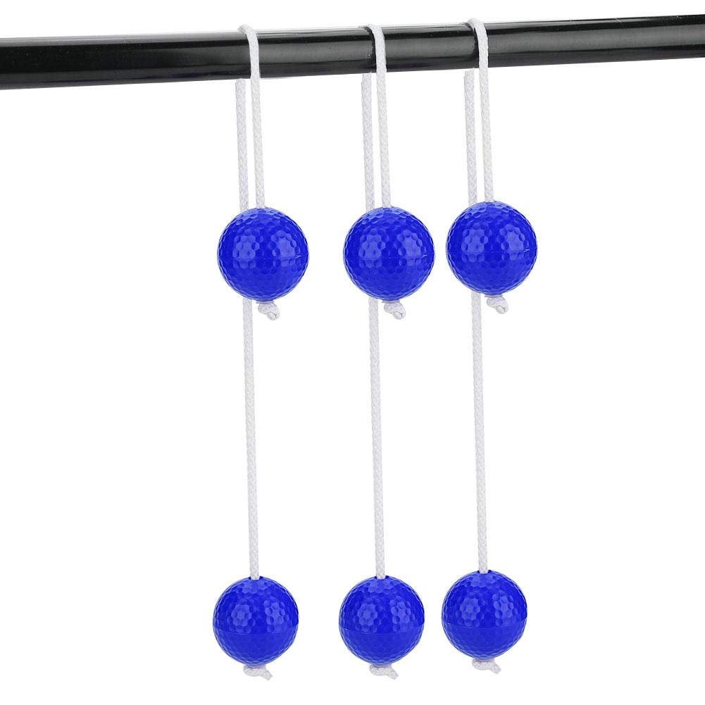 Dioche Ladder Balls Set - 3 Pairs of Toss Bolas with 2 Color Options (Blue) for Outdoor Lawn Games, Backyard Parties & Camping Activities