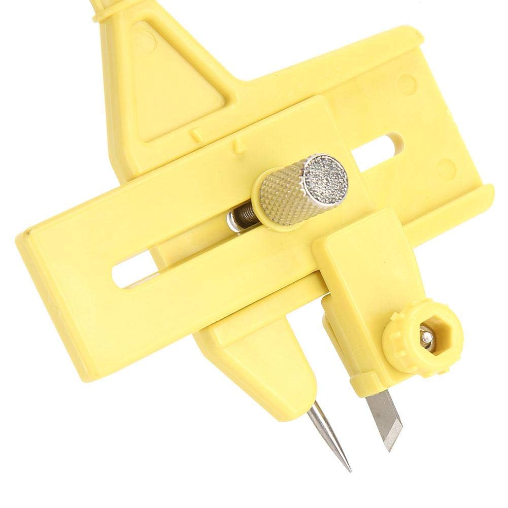 Precision Circle Cutter Tool for Arts & Crafts - Adjustable 1.5-50mm Diameter Cutting - Perfect for Scrapbooking, Leather Craft, and DIY Projects
