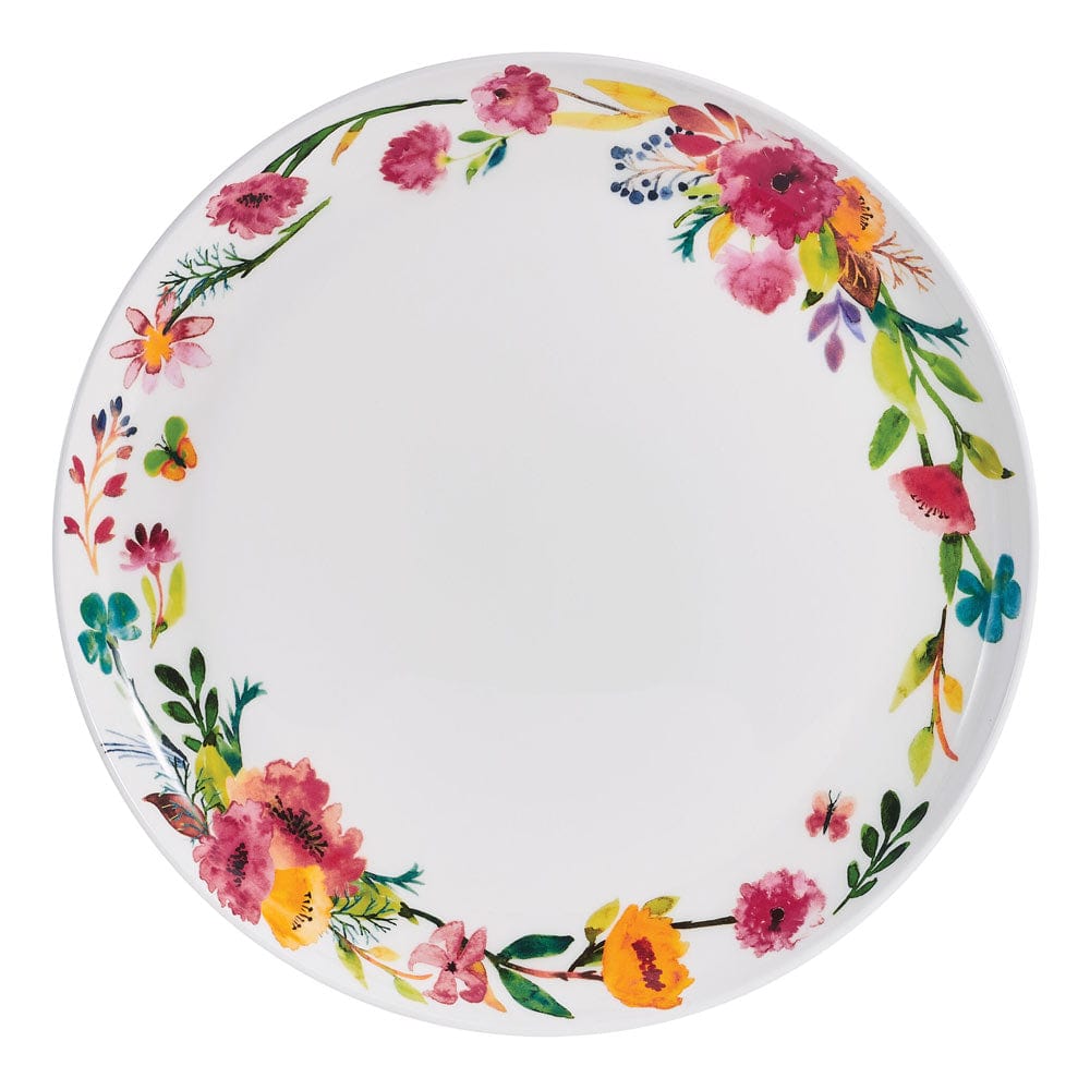 Karina 12-Piece Dinnerware Set - Porcelain Plates, Bowls & Mugs for 4 People - Elegant Dinnerware for Family Meals, Dinner Parties & Everyday Use