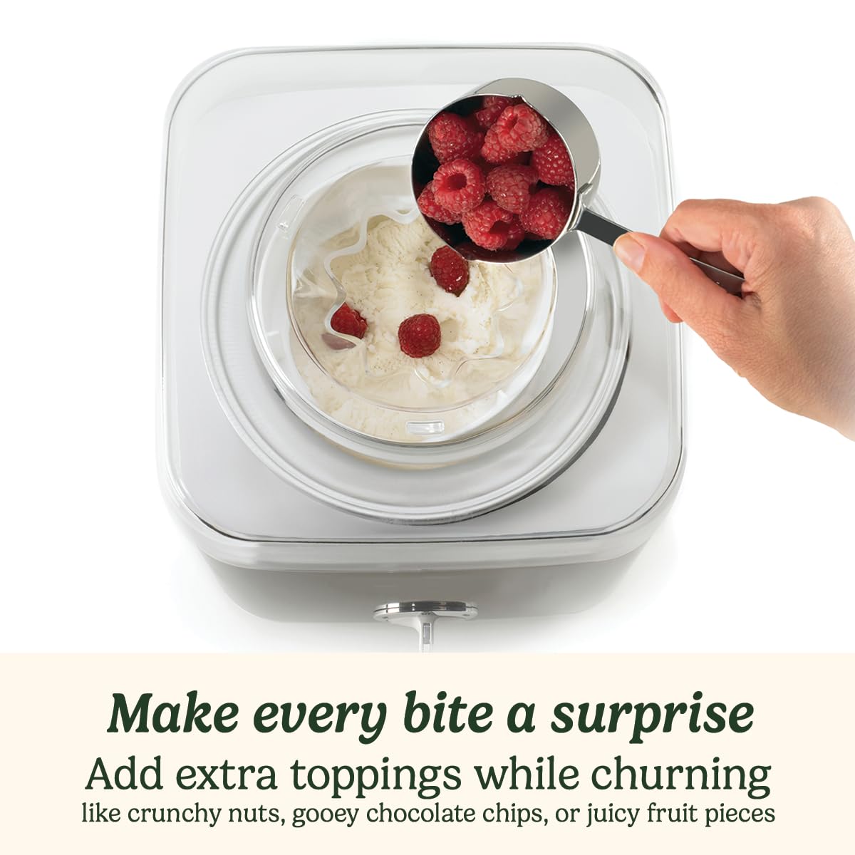 Cuisinart ICE30BCU 2-Quart Deluxe Ice Cream Maker - Frozen Yogurt & Sorbet Maker for Homemade Desserts | Easy to Use at Home | Ready in 25 Minutes | 5-Year Warranty | Silver | Perfect for Parties, Family Gatherings & Summer Treats