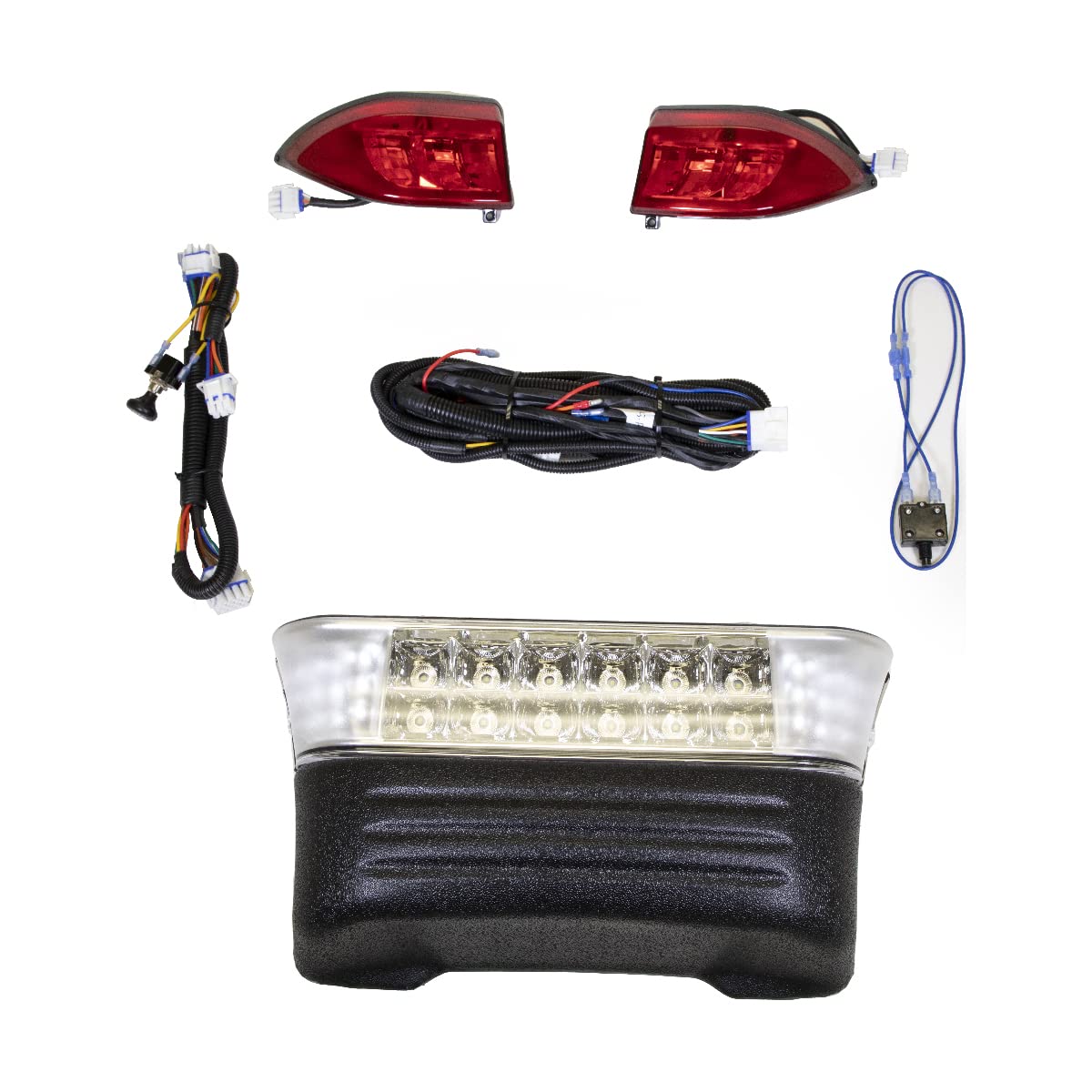 PROFX LED Light Kit for Club Car Precedent (2008.5-Up) Electric Golf Cart - Complete LED Headlight and Tail Light Set for Night Driving Safety & Visibility