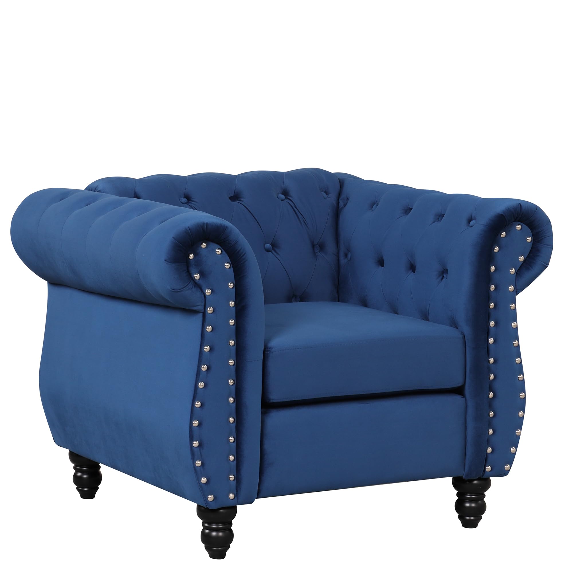 Modern Velvet Upholstered Sofa 39