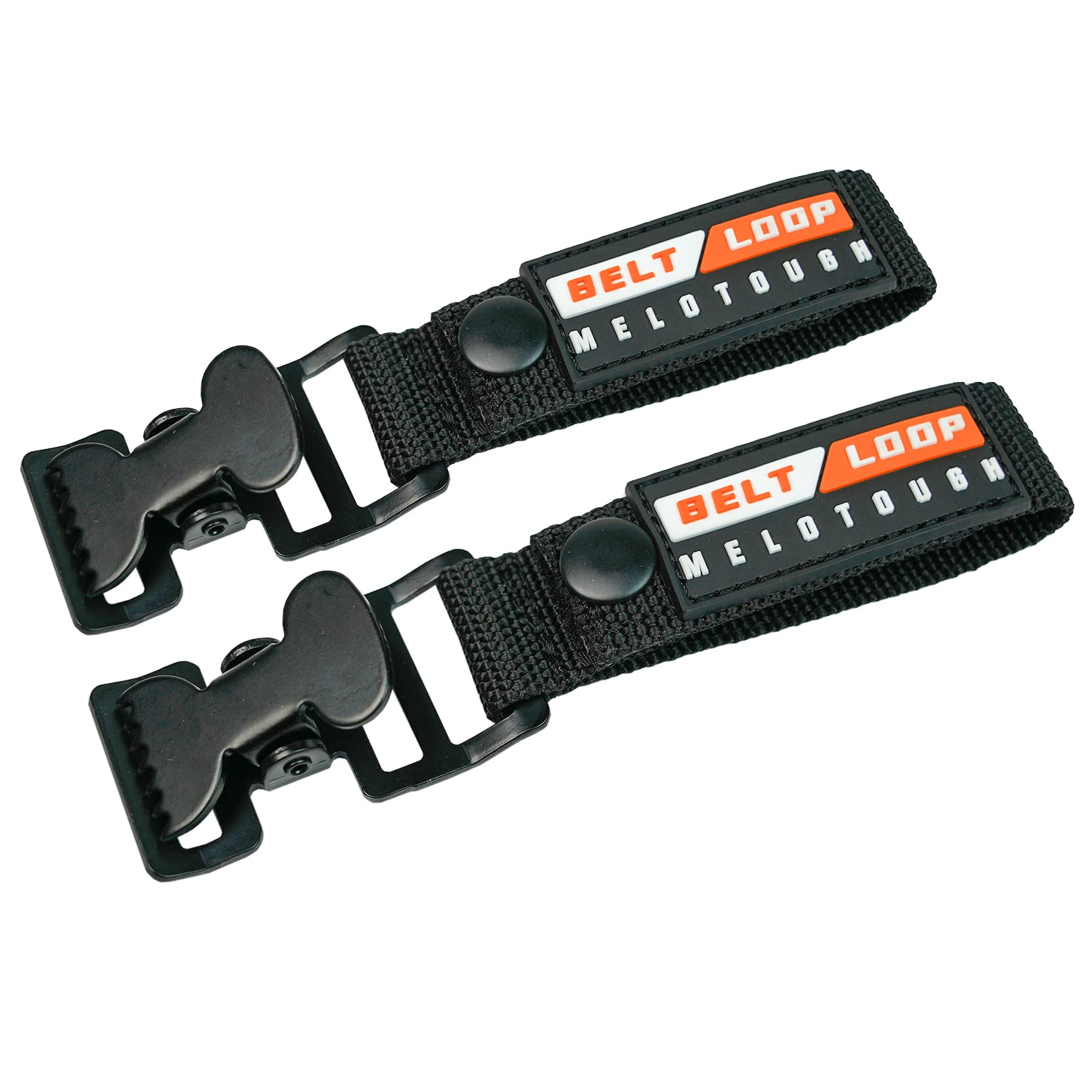 Durable MELOTOUGH Work Glove Holder with Alligator Clip - Quick Leash Glove Strap (2 Pack) - Perfect for Construction, Gardening & Outdoor Work