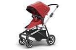 Thule Sleek Double Stroller - Lightweight Compact Baby Jogging Stroller for Twins, All-Terrain Wheels & Adjustable Canopy | Perfect for Running, Hiking & City Walks