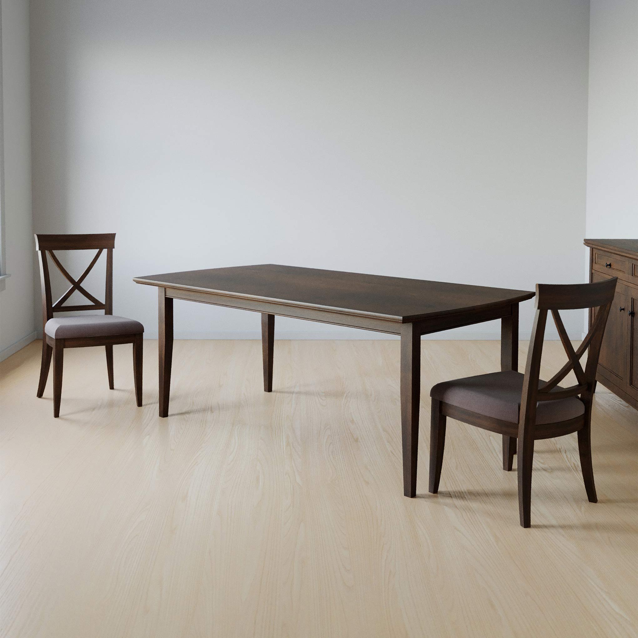 92 Inch Revere Dining Table - Large Modern Farmhouse Table for 8-10 People, Perfect for Family Gatherings & Dinner Parties