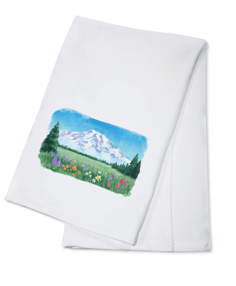 Washington Botanical Rainier 100% Cotton Tea Towel - Decorative Hand Towel for Kitchen, Home Decor & Gifts | Perfect for Drying Dishes, Decorating Farmhouse & Rustic Kitchens