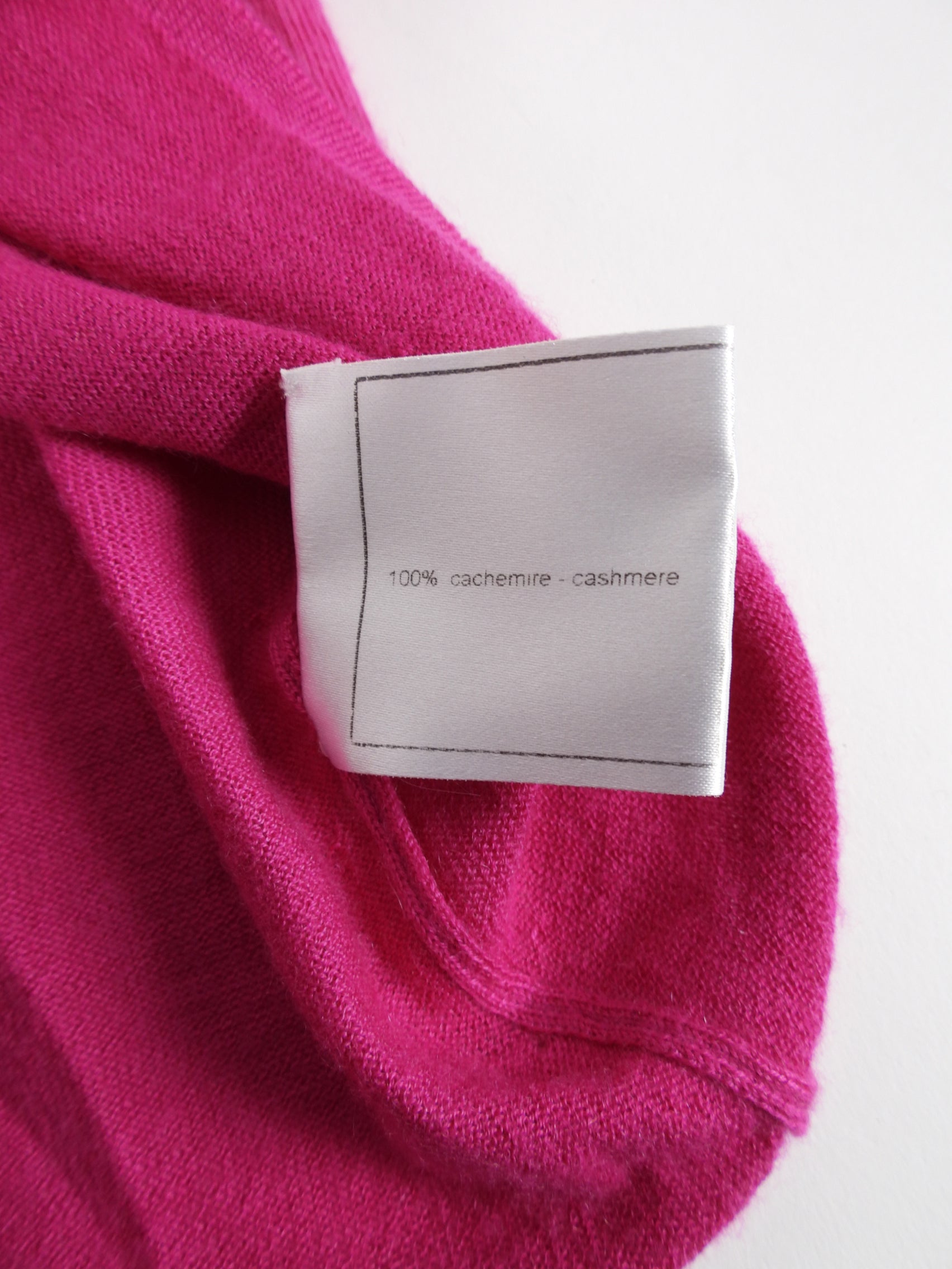 Chanel 05C Pink Cashmere Striped V-Neck Sweater and Scarf Set - Luxury Women's Knitwear for Fall & Winter - Perfect for Office, Date Night and Holiday Outfits