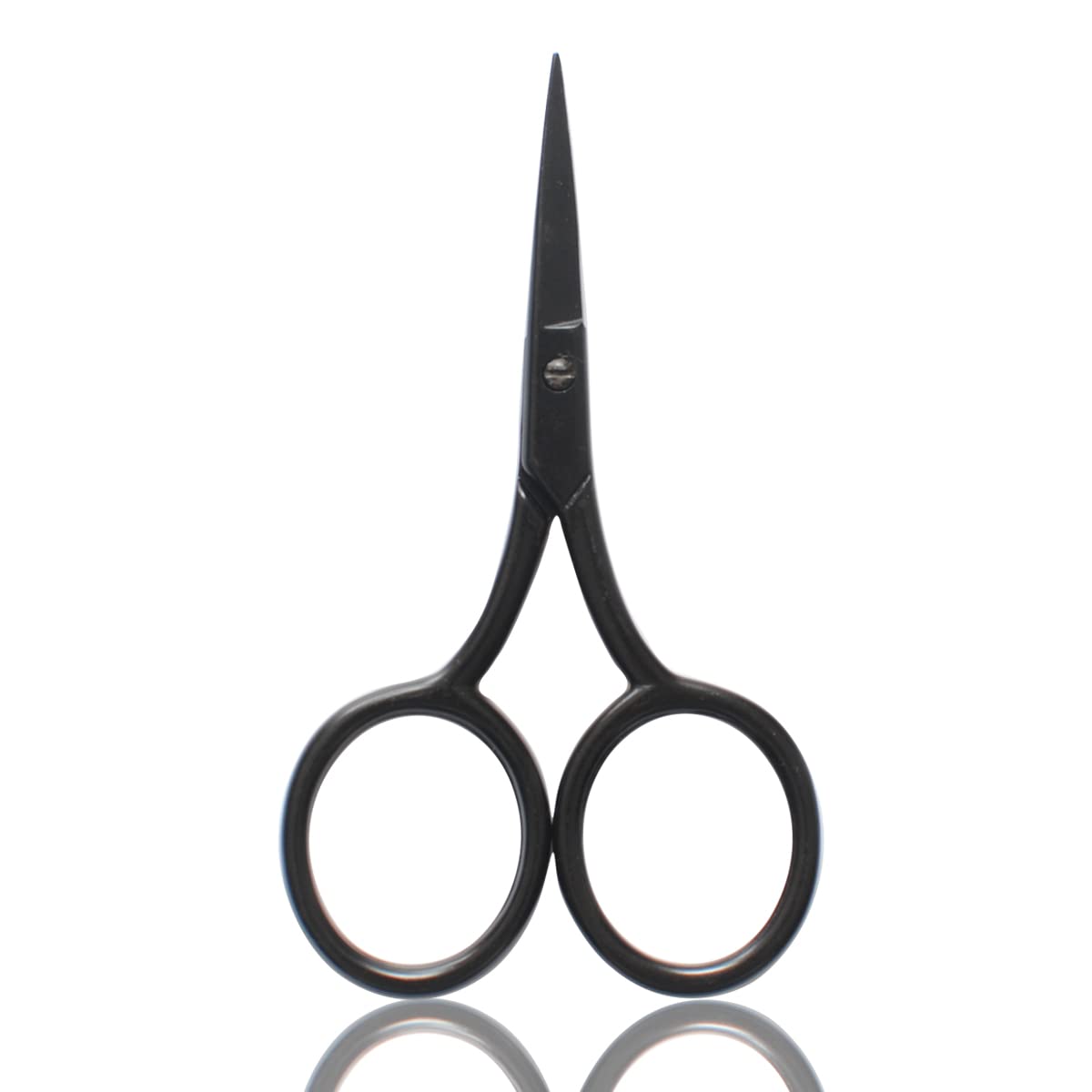 YJSStriving Professional Eyebrow & Eyelash Scissors - Ultra Sharp Stainless Steel Mini Grooming Scissors for Precise Eyebrow Trimming, Eyelash Cutting, Mustache & Beard Shaping - Perfect for Home Salon & Travel Grooming Kit