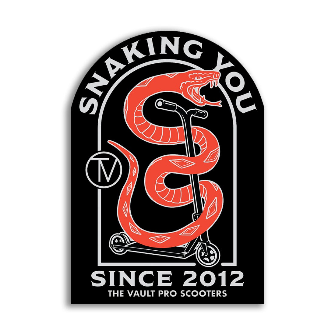 TV Snake Sticker - Funny Decorative Vinyl Sticker for TV Screens & Electronics - Perfect for Prank Gifts, Home Decor, and Office Pranks