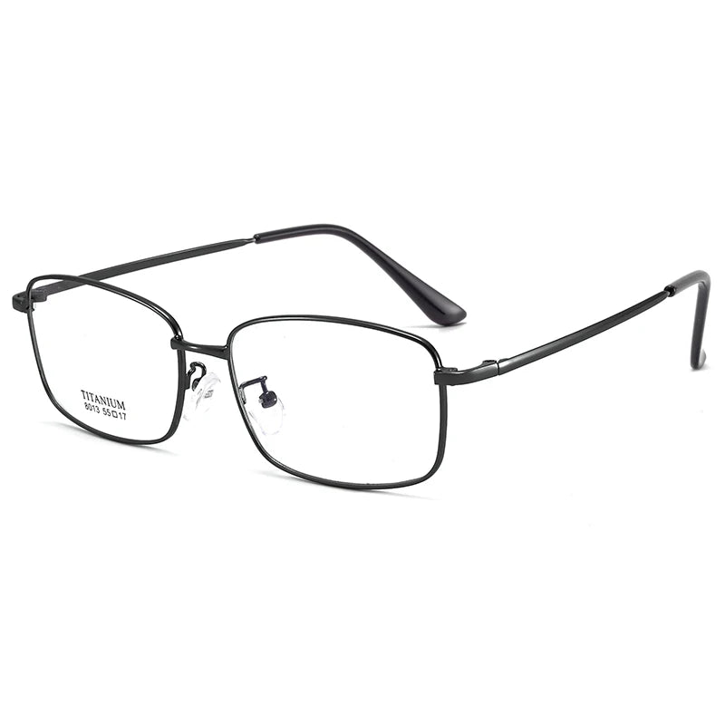 Bclear Women's Full Rim Square Titanium Eyeglasses Frame 48013 - Lightweight & Durable Eyewear for Work, Reading & Fashion
