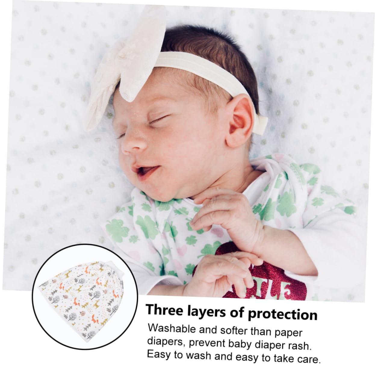 Vaguelly 3-Pack Washable Cotton Training Pants for Adults - Reusable Cloth Diapers for Incontinence & Bedwetting - Perfect for Overnight Protection, Postpartum Care & Elderly Use