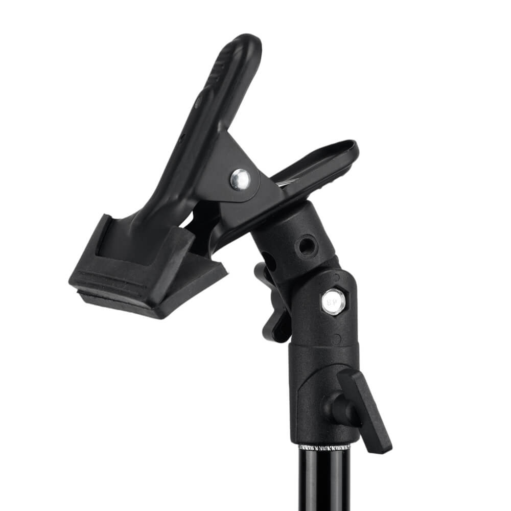 Green & Blue Collapsible Video Background with Stand & Clamp Set - Perfect for YouTube, TikTok & Zoom Meetings