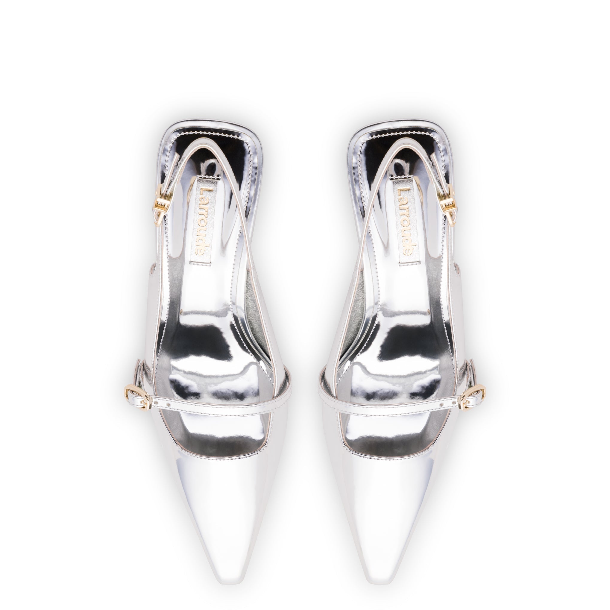 Ines Pump Silver Specchio - Elegant Women's High Heel Shoes for Parties, Weddings & Special Occasions