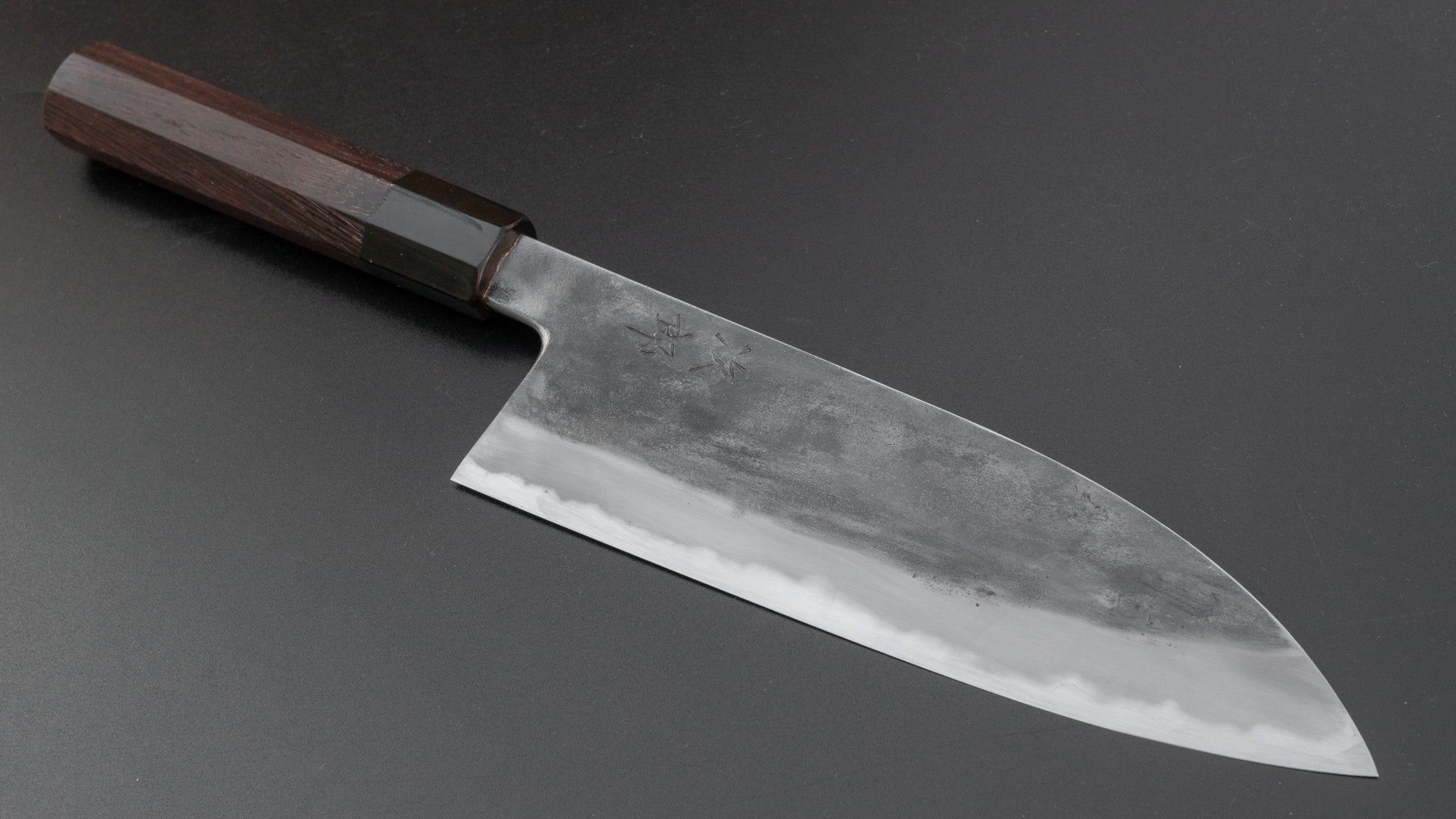 Premium Jiro Tsuchime Wa Gyuto 180mm Japanese Chef Knife with Taihei Tagayasan Handle - Perfect for Sushi, Meat Cutting & Professional Kitchen Use