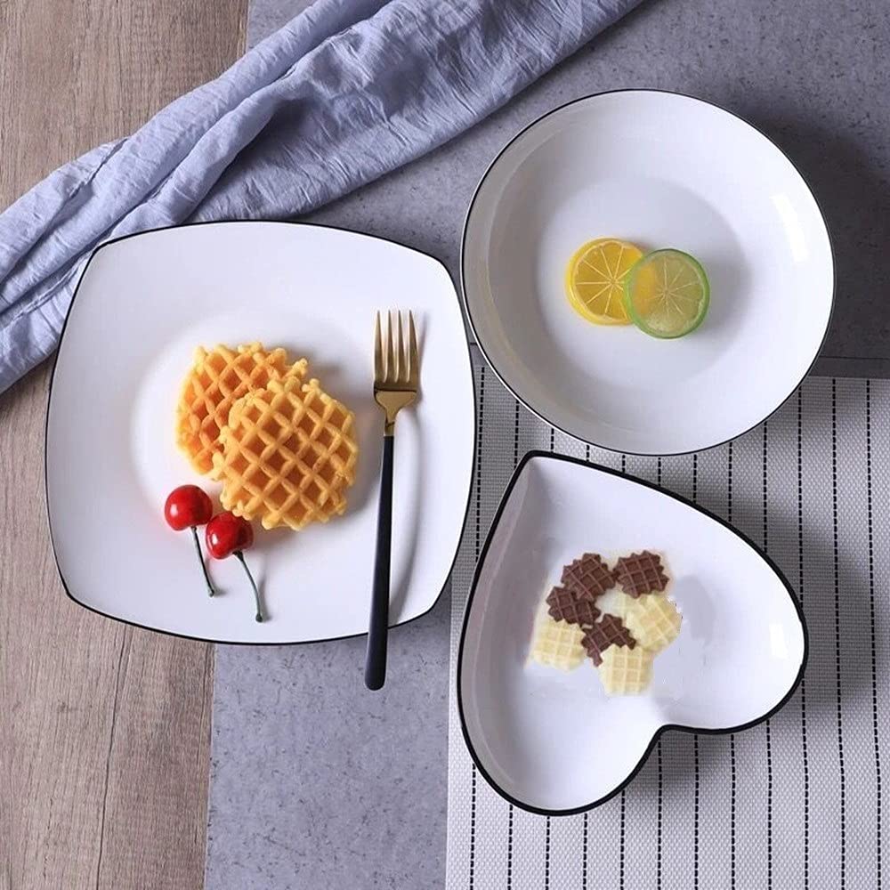 5-Piece Silicone Cookie Molds Set for Baking - Waffle Shapes for Chocolate, Cake, Dessert, Candy, Polymer Clay, Sugar Craft & Candle Making - Perfect for DIY Treats, Party Favors and Home Decor