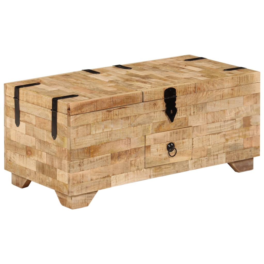 Solid Mango Wood End Table - 31.5