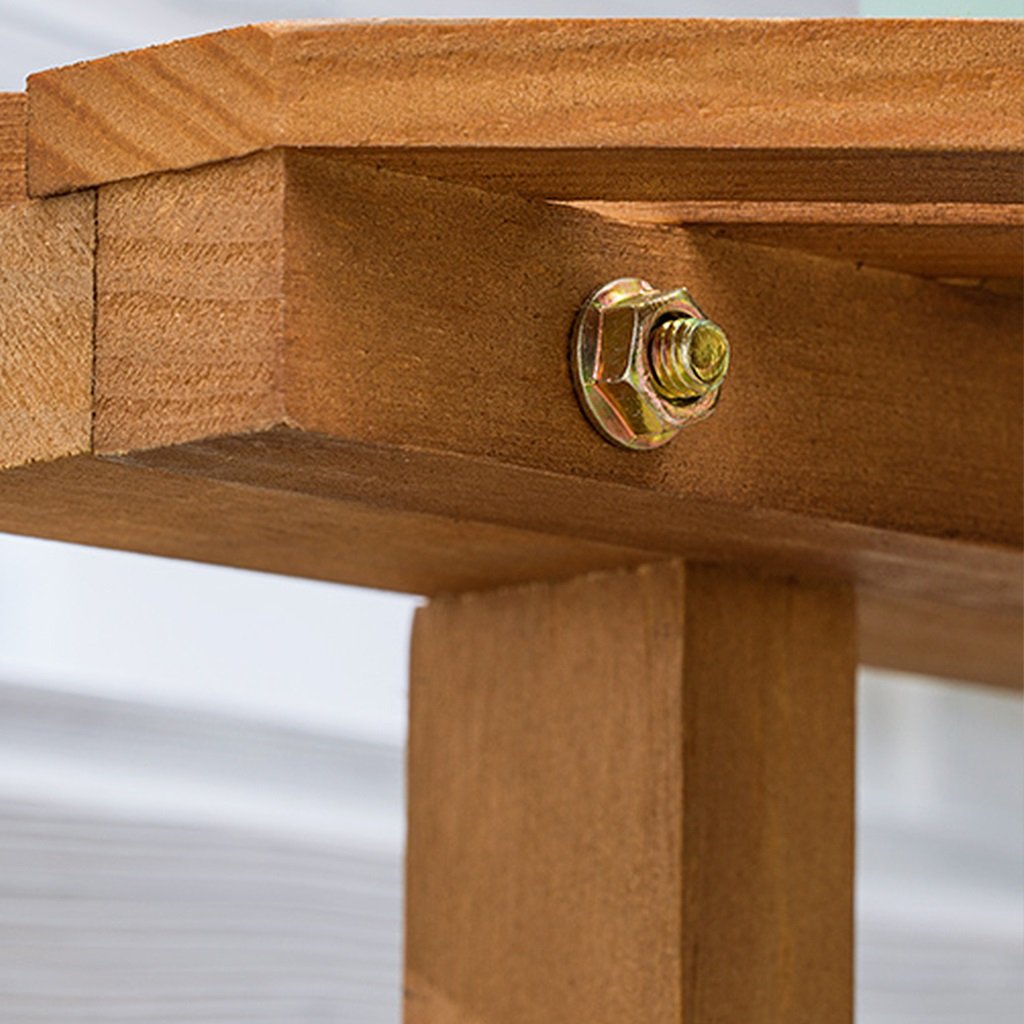 3-Tier Pine Wood Corner Step Plant Stand - Indoor/Outdoor Flower Pot Shelf for Garden, Balcony & Patio Decor - Natural Wooden Planter Holder for Potted Plants Display