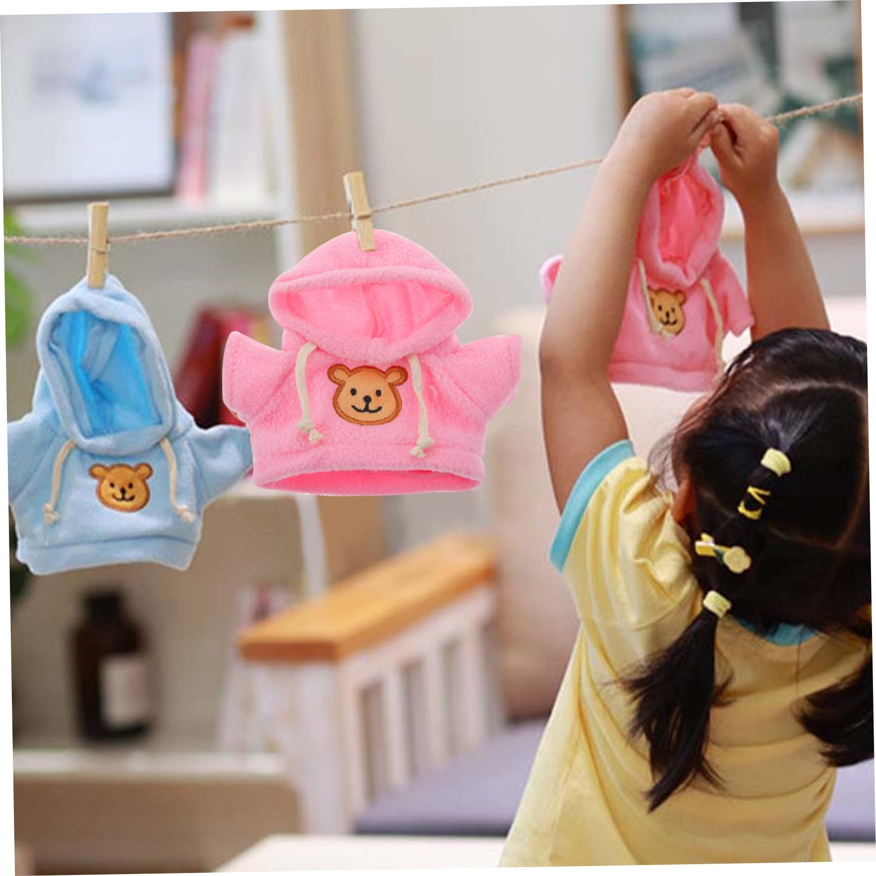 Cute Bear Hoodie Clothes for 6-8