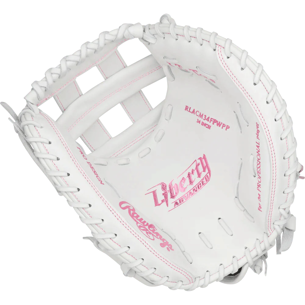 Rawlings Liberty Advanced ColorSync 4.0 34 Inch Fastpitch Softball Catcher's Mitt - Premium Leather Glove for Women & Youth Players - Perfect for Competitive Games & Practice Sessions