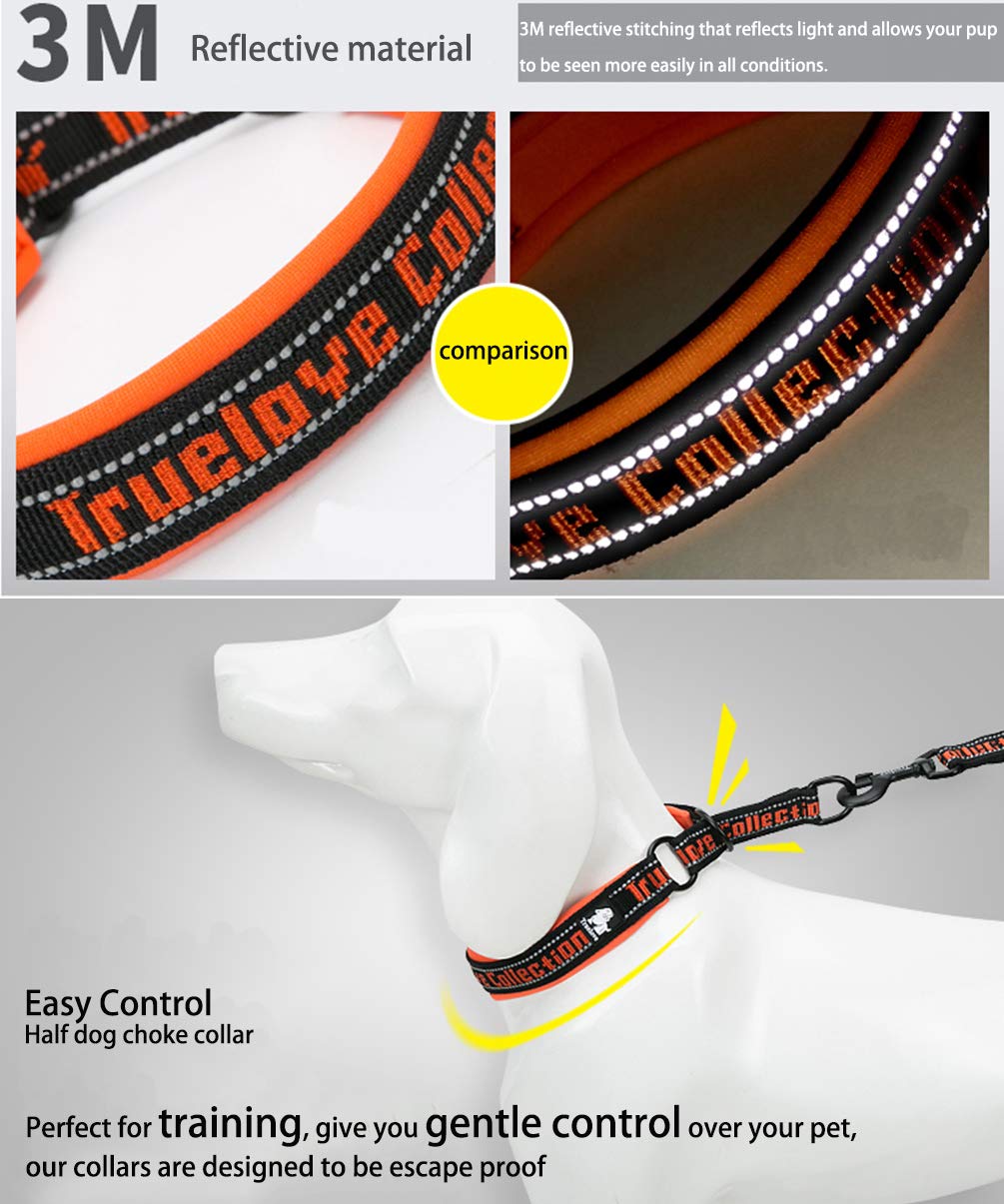 **SGODA Nylon Dog Choke Collar - Adjustable Training Collar for Small Dogs, Black - Perfect for Obedience Training & Outdoor Walks**
