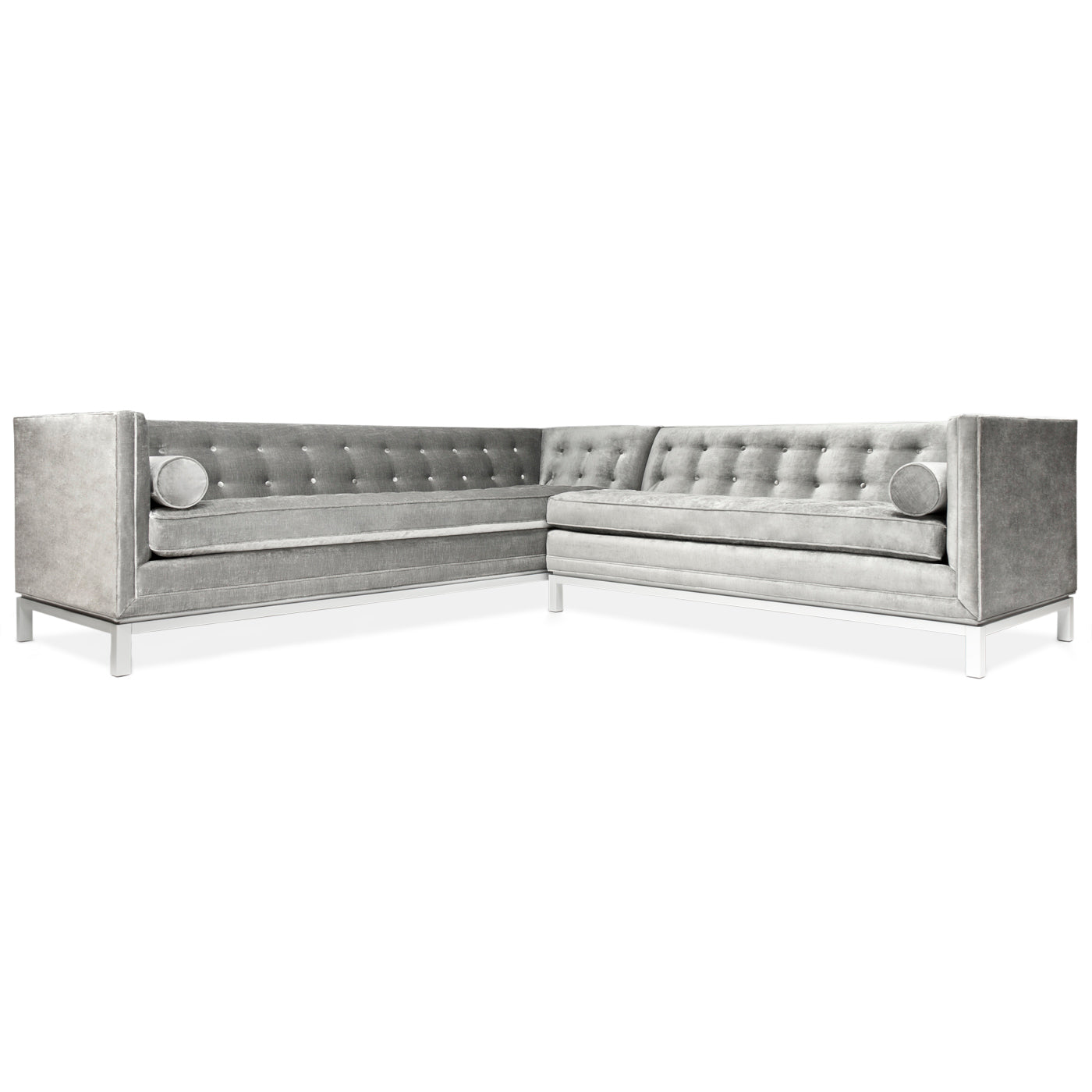 Lampert Sectional Sofa with Right Arm Facing - Modern L-Shaped Couch for Living Room, Family Room & Home Theater - Comfortable Fabric Upholstery with Reversible Chaise