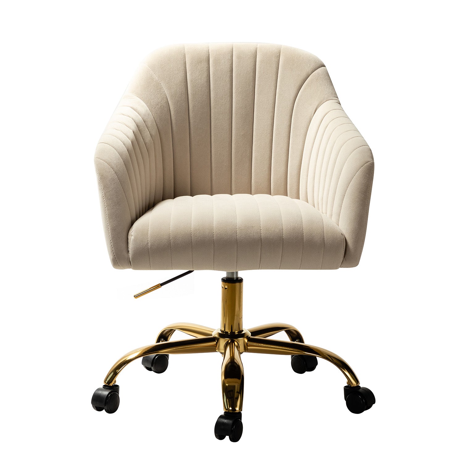 Luxury Velvet Office Chair - Ergonomic Desk Chair with Adjustable Height for Home & Workspace - Perfect for Remote Work, Gaming & Study