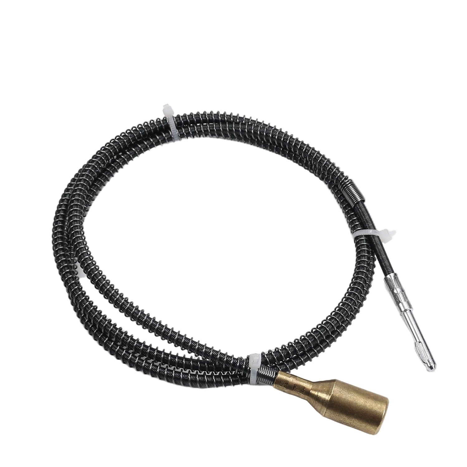 Flexible Power Drill Extension Cable - Aicosineg 1M Flex Shaft Adapter Attachment with Chuck | Compatible with Rotary Tools, Polishing Kits & Drill Bits | Perfect for DIY Projects, Jewelry Making & Metal Polishing