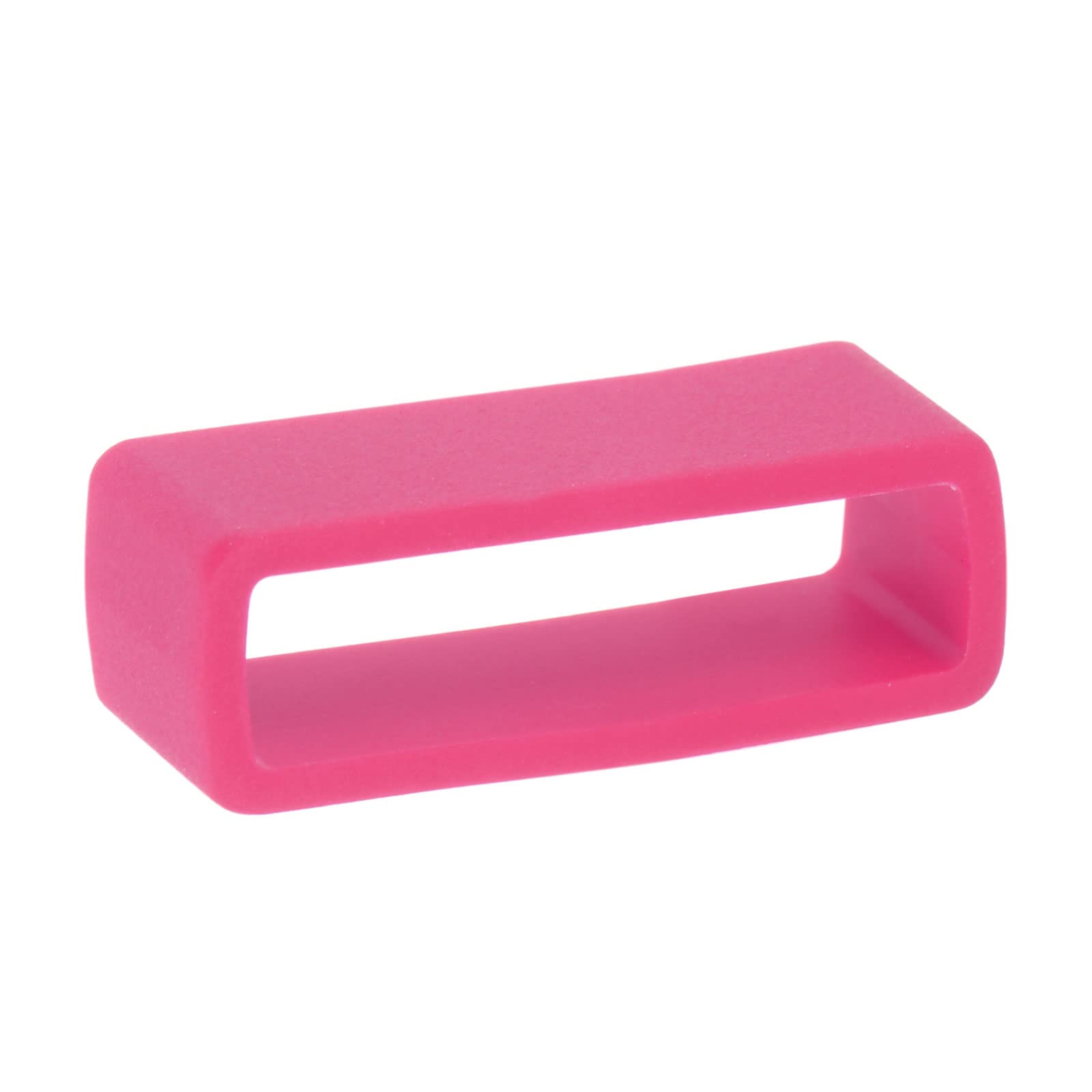 24mm Silicone Watch Band Holder - Rose Red 4 Pcs for Secure Fit