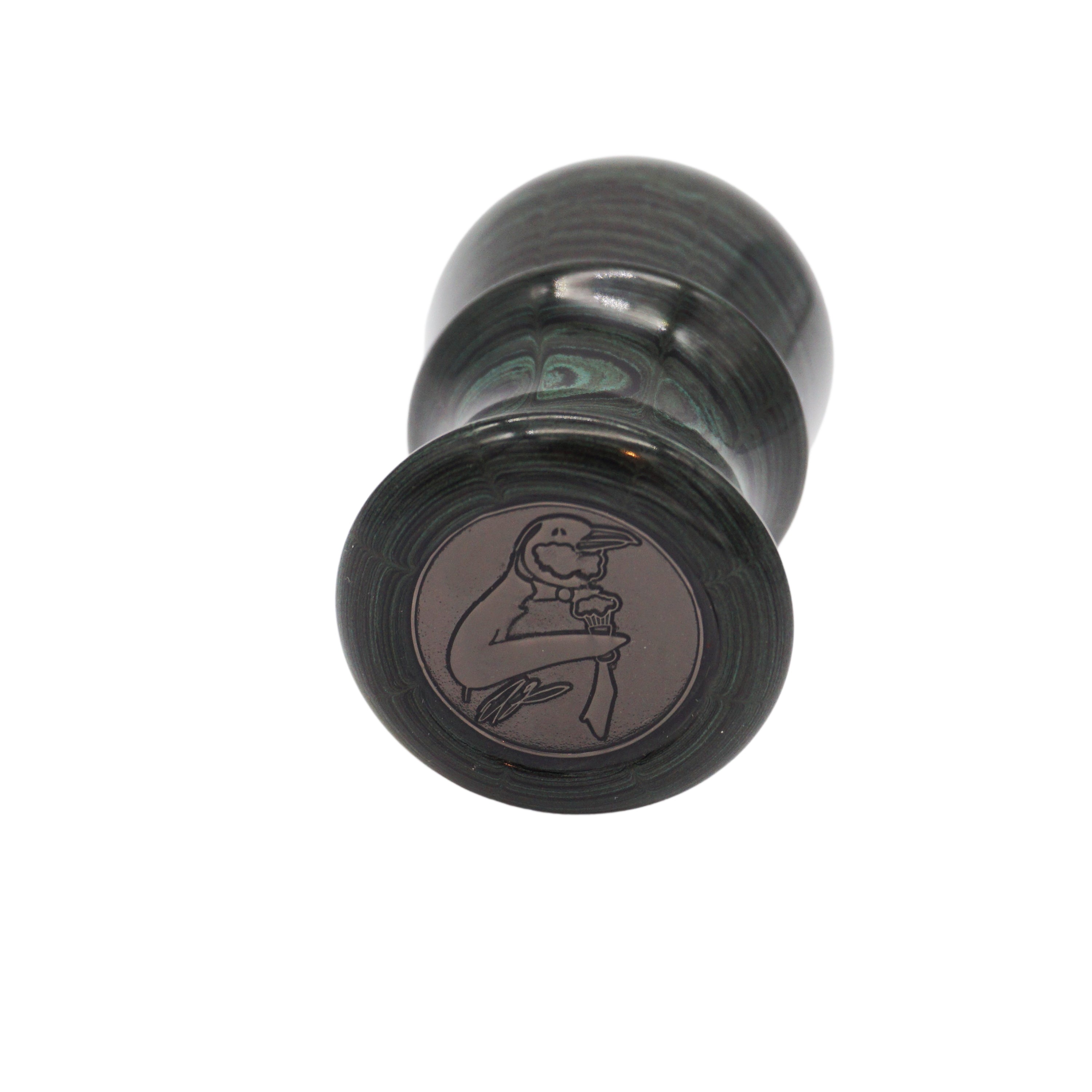 Premium Jaguar Ebonite Handcrafted Shaving Brush Handle - Fits 24mm & 26mm Knots - Perfect for Wet Shaving & Grooming Kits - Luxury Men's Shaving Accessory