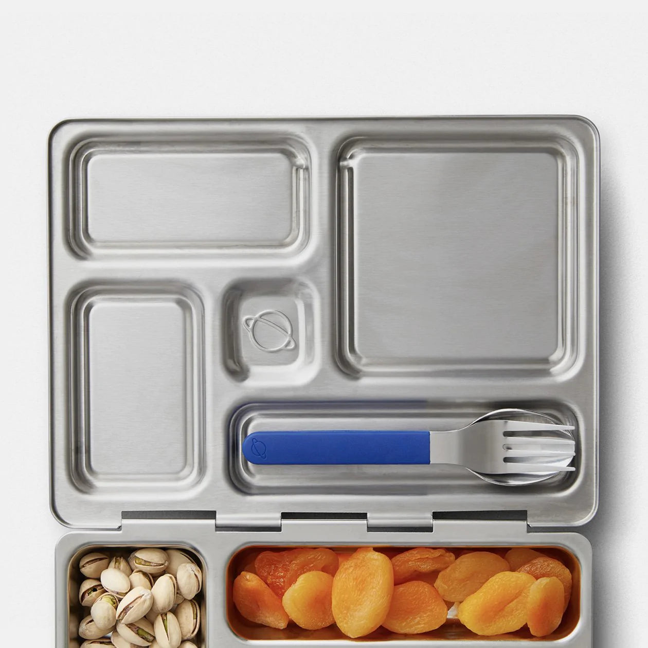 PlanetBox Magnetic Utensils Set - Stainless Steel Kids Lunchbox Cutlery with Travel Case | Perfect for School, Picnics & On-the-Go Meals