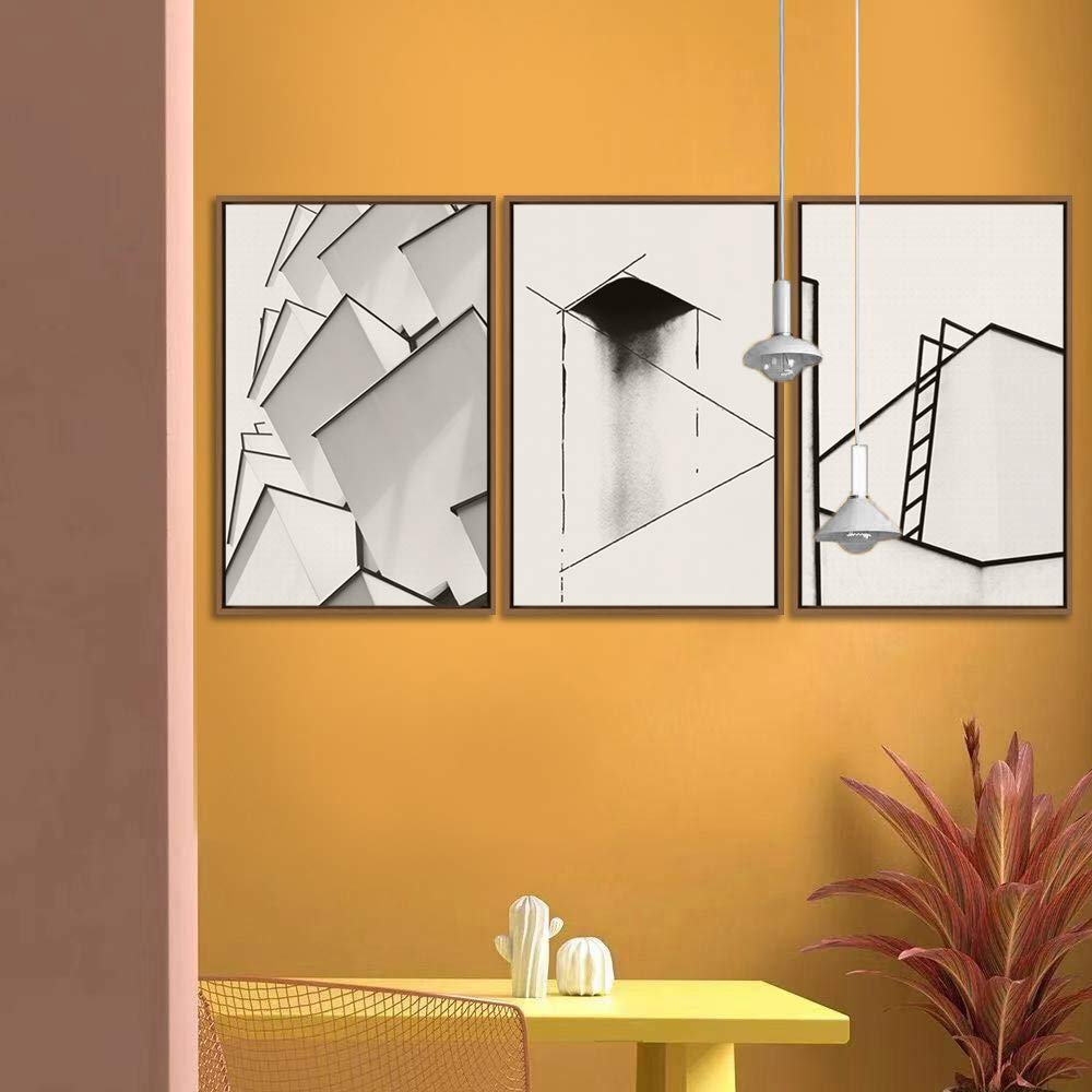 Wall26 3-Panel Framed Canvas Wall Art - Modern Cityscape Buildings Theme (16