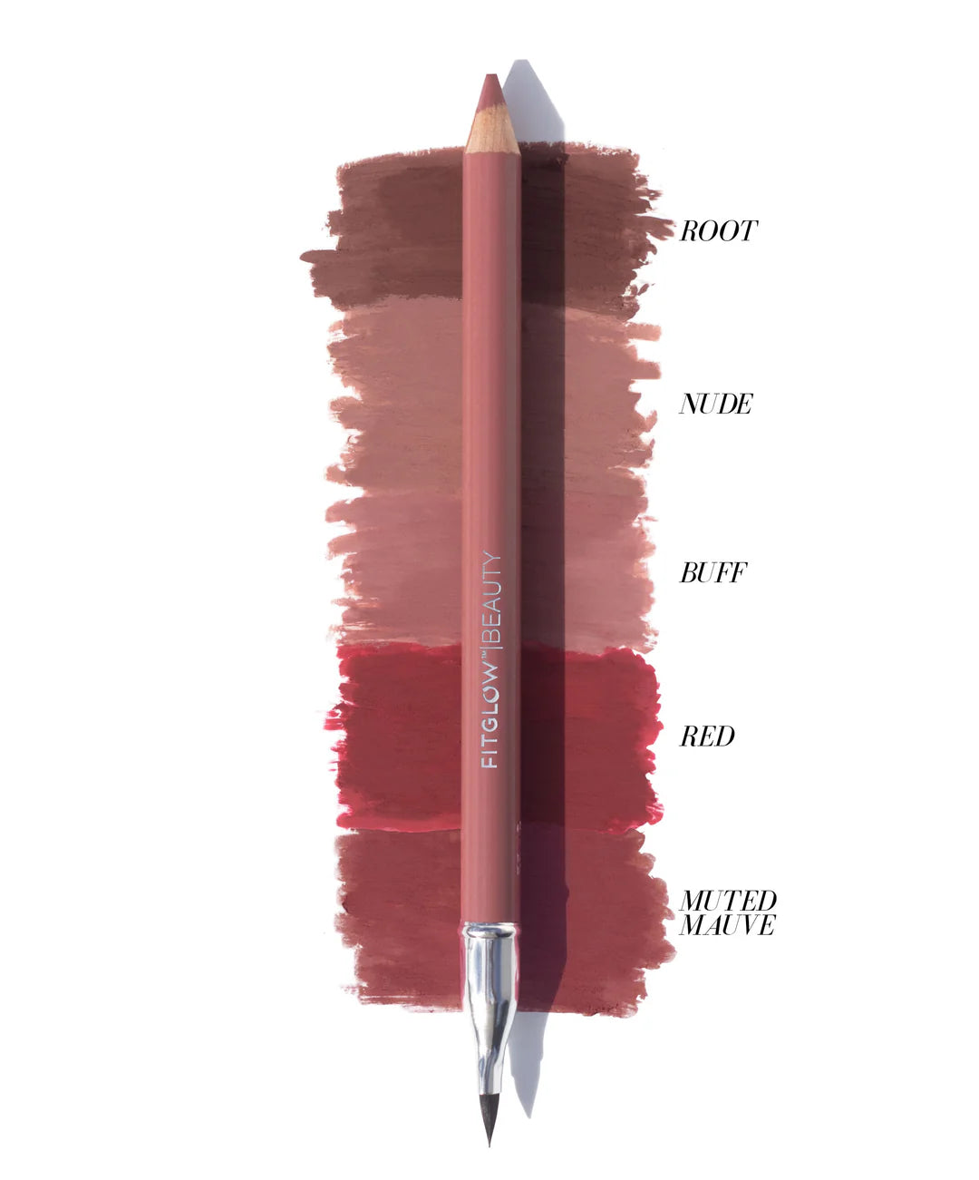 Fitglow Beauty Vegan Lip Liner - Cruelty-Free & Natural Lip Pencil for Long-Lasting Definition | Perfect for Everyday Wear, Special Occasions & Makeup Looks