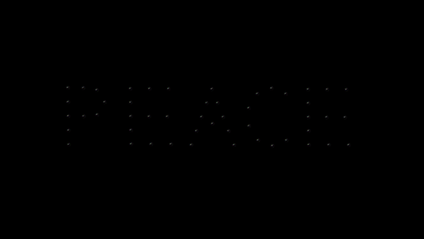 Peace Lettering Animation Drone - 50 Pack for Aerial Light Shows, Events & Celebrations | Perfect for Weddings, Parties & Outdoor Displays