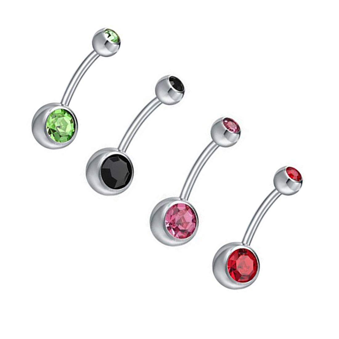 Fashionable Yellow Chime Earrings for Women & Girls | Multicolor Stone Belly Button Rings | Silver Tone Body Piercing Jewelry | Western Stainless Steel Studs | Women's Accessories & Jewelry | Perfect Birthday & Anniversary Gifts for Wife, Girlfriend, and Loved Ones | Great for Parties, Weddings, and Everyday Wear