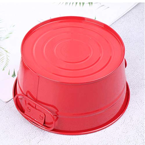 Mini Iron Fries Bucket - Red Metal Snack Container for Fried Chicken, Food Serving, Restaurant & Bar Storage, Ice Bucket - Perfect for Parties, BBQs, and Home Kitchen Use