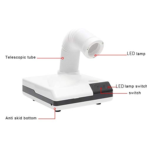 60W High-Power Dental Dust Collector Extractor Vacuum Cleaner for Lab Equipment - Efficient Dust Suction Machine for Dental Offices, Jewelry Workshops & Woodworking Studios