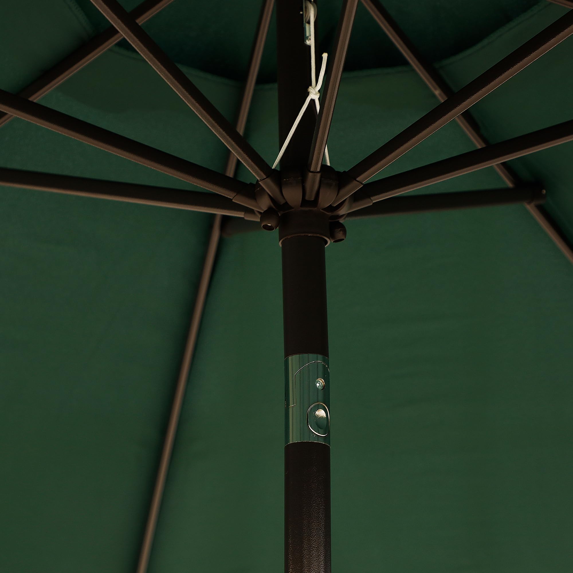 Blissun 9' Outdoor Patio Umbrella with 8 Sturdy Ribs - Push Button Tilt & Crank - Perfect for Backyard, Garden, Poolside, and Restaurant Outdoor Dining