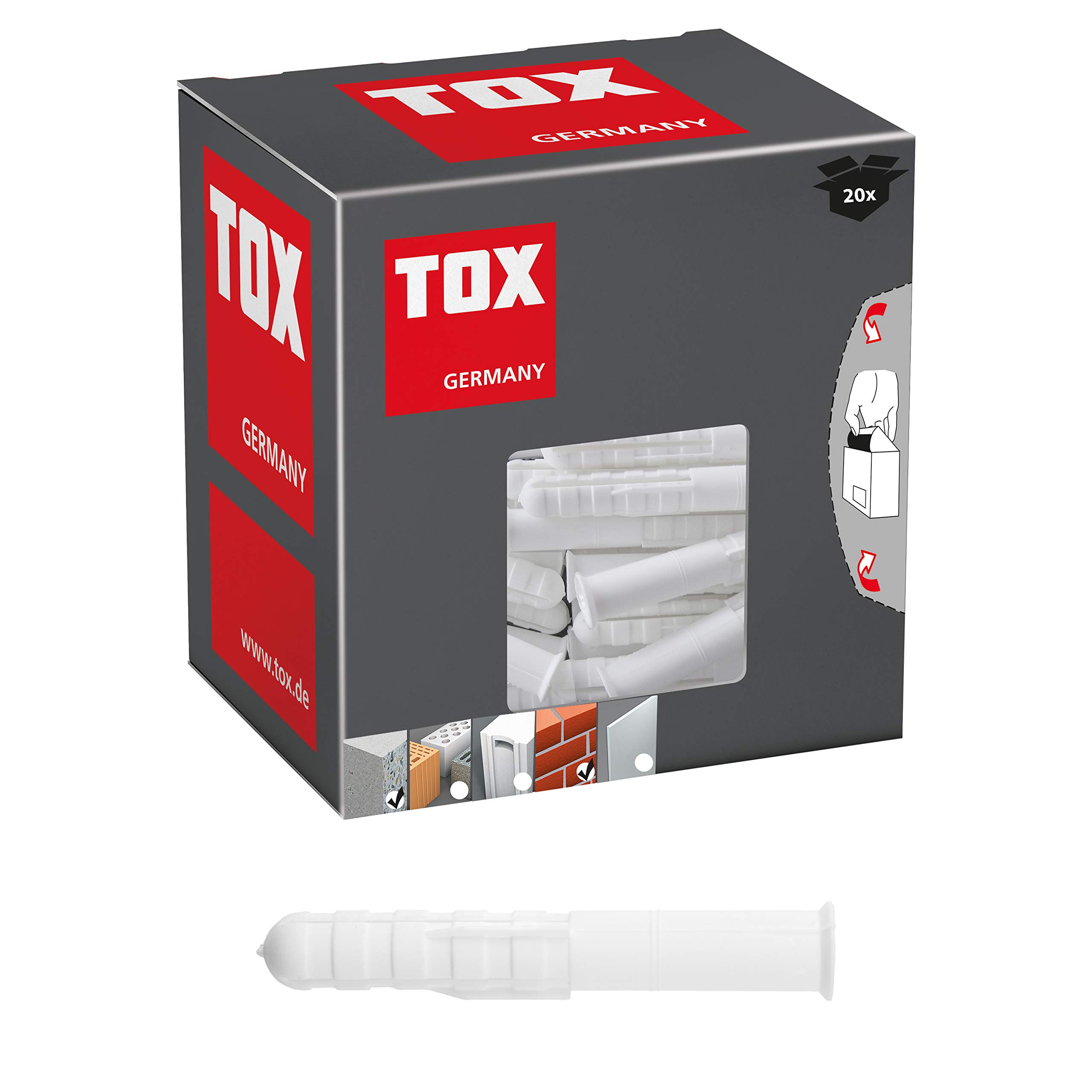 TOX Scaffold Anchorage Safe Fix 14x70mm - 20-Piece Box for Secure Construction Scaffolding | Ideal for Building Safety & Fall Protection Systems