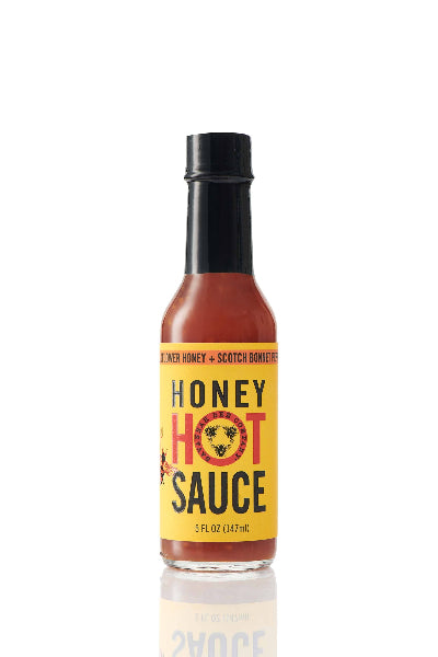 Savannah Bee Company Honey Hot Sauce - Spicy & Sweet Gourmet Hot Sauce for Wings, Tacos, BBQ & More | All-Natural Gluten-Free Hot Sauce
