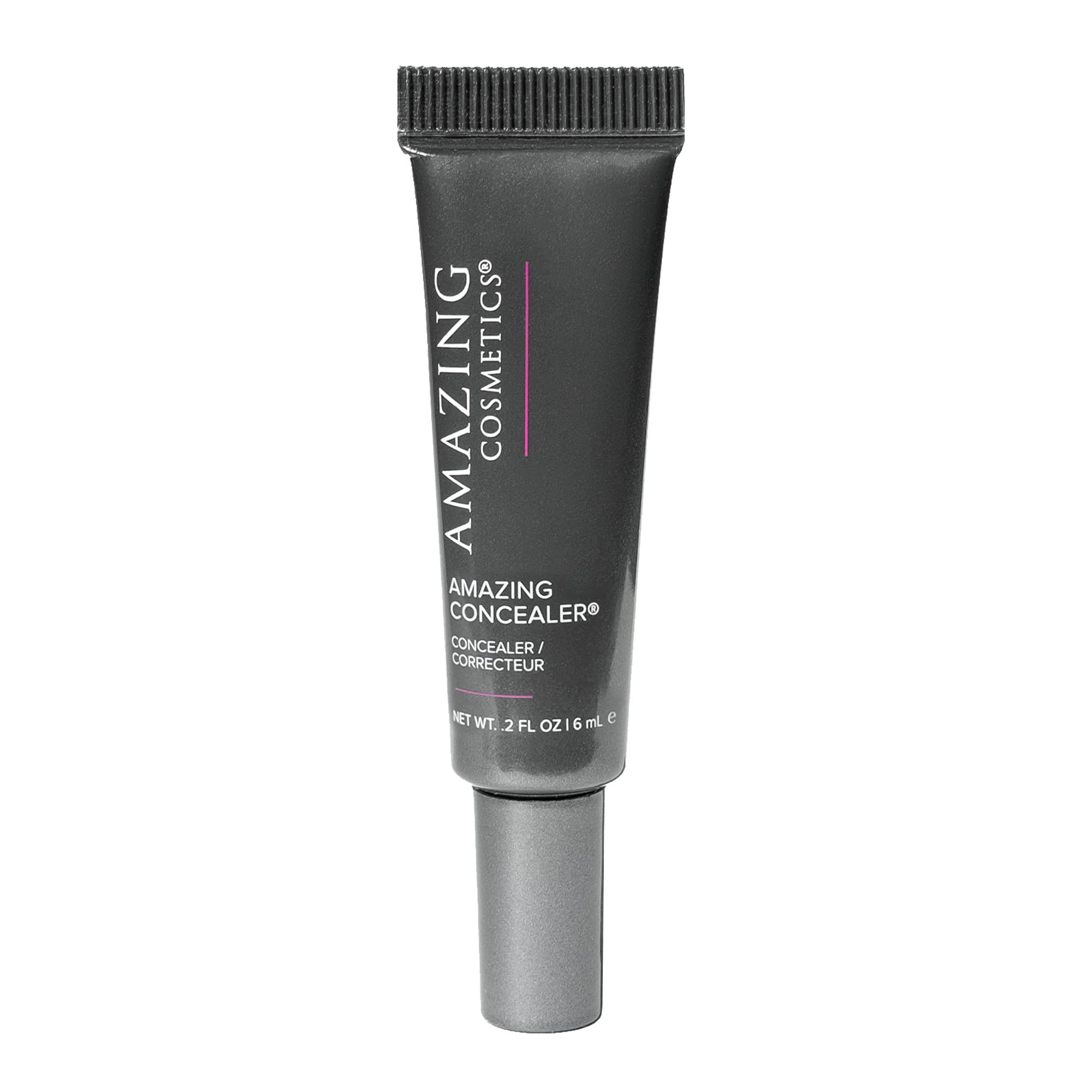 AMAZING COSMETICS Concealer in Dark Beige - 0.2 fl oz Full Coverage Liquid Concealer for Dark Circles & Blemishes - Perfect for Everyday Makeup & Professional Use