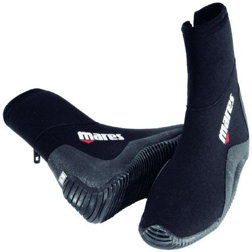 Mares 3MM Classic Soft Sole Dive Boots for Scuba Diving, Snorkeling & Water Sports - Comfortable Neoprene Footwear for Warm Water Adventures
