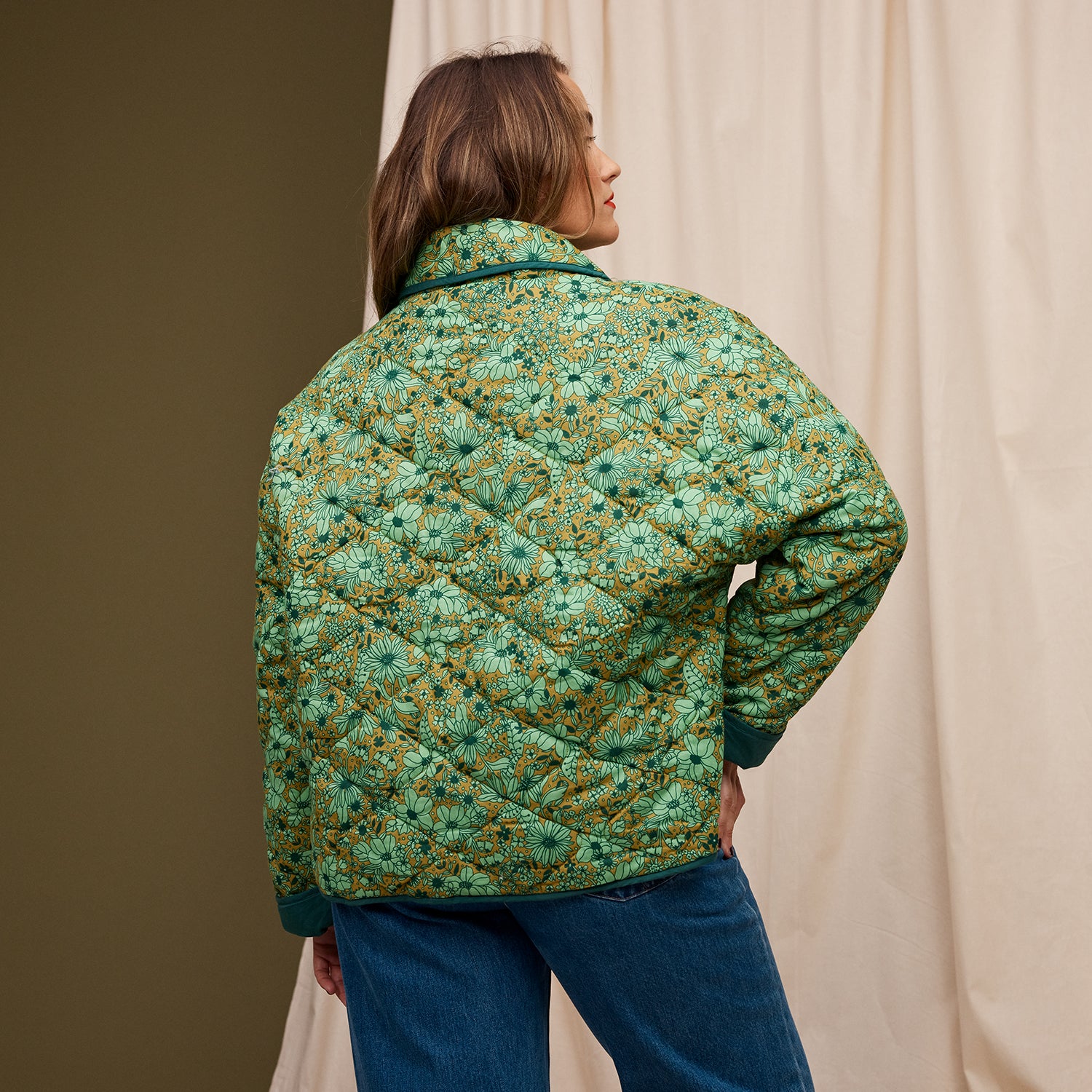 Evette Quilted Jacket for Women - Stylish Martini Design Lightweight Outerwear | Perfect for Fall, Winter & Spring Fashion, Outdoor Activities & Casual Wear